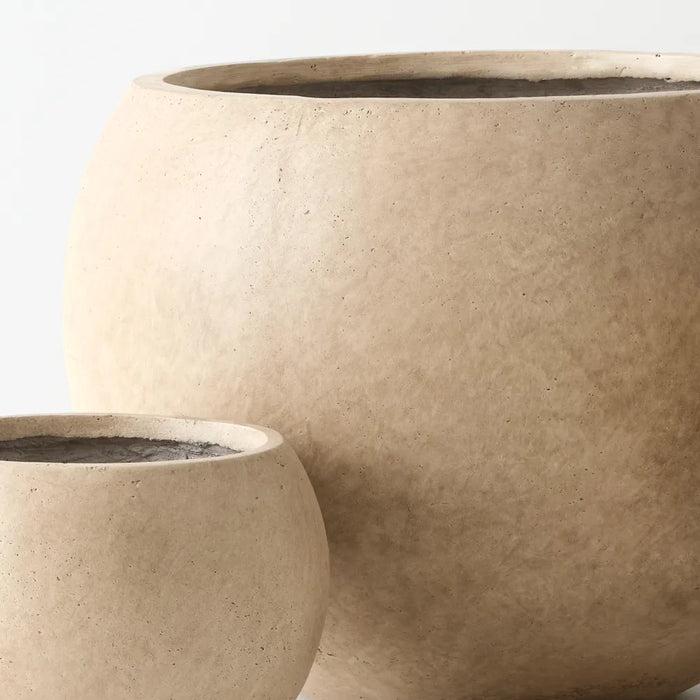 Lyra Pot Sediment Light Brown 39cm Set of 3
