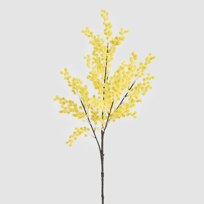 Artificial Mimosa Spray 78Cm 78cm Yellow - FLORA DESIGNS