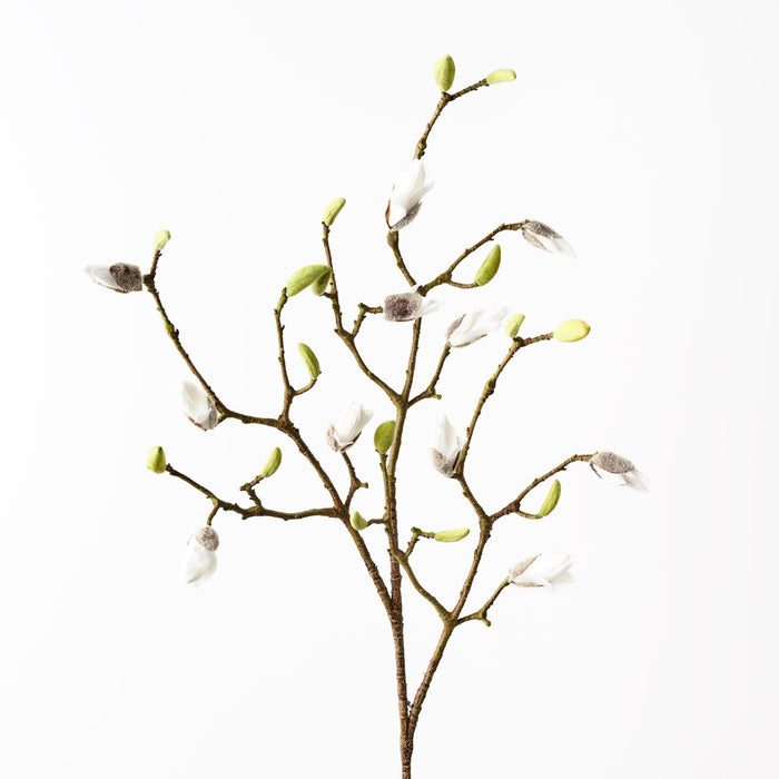 Magnolia Bud Spray White 96cm - Pack of 12