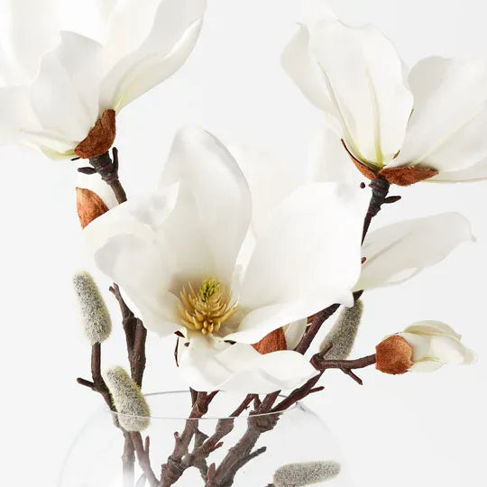 Magnolia Japanese Mix In Vase 33cm White