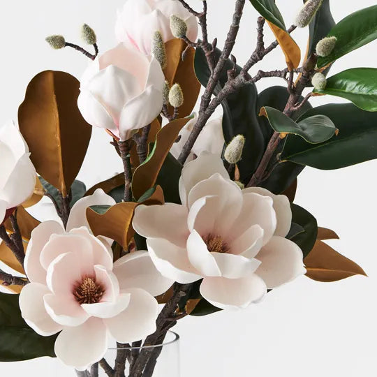 Magnolia Japanese Mix in Vase 70cm Light Pink