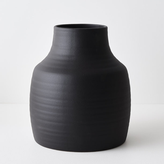 Malucca Pot 29cm Black Pack of 2