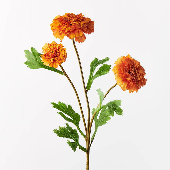 Marigold Spray Burnt Orange 55cm Pack of 12