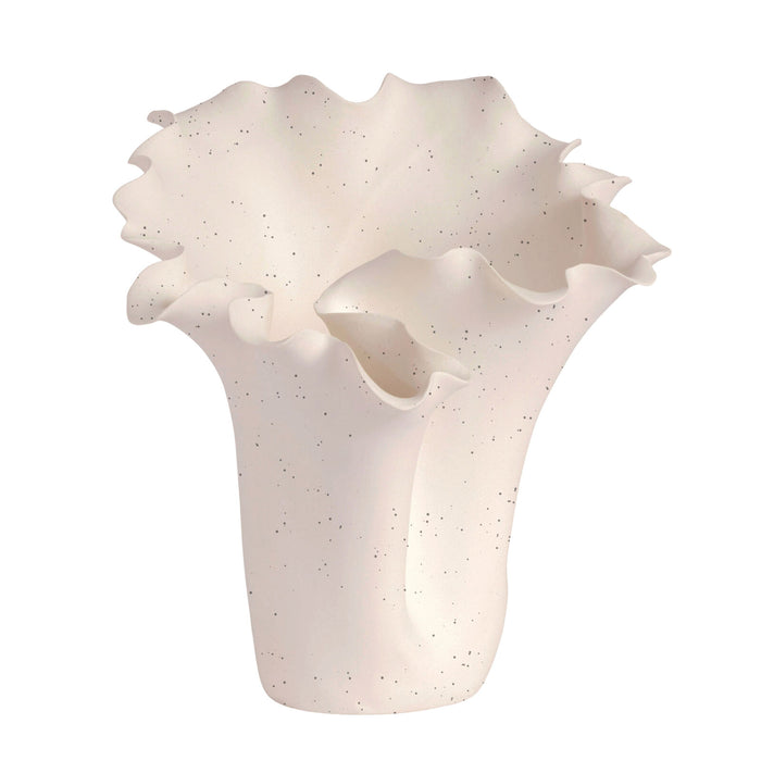 Megan Cream Sand Glaze Vase 27cm