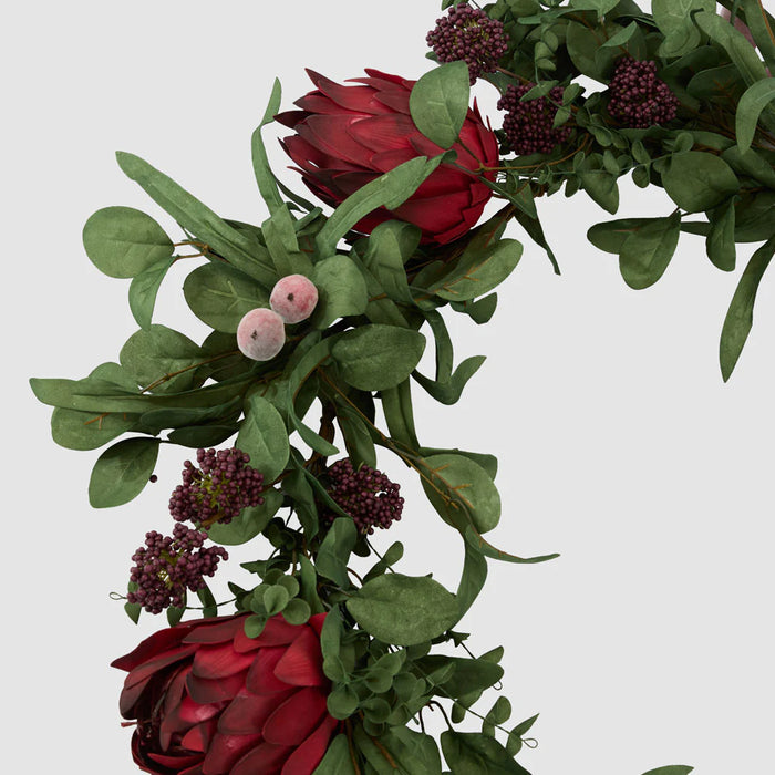 Mixed Native Protea Garland Red 190cm