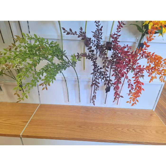 Myrtle Leaf Spray Fuschia 97cm - Pack of 12