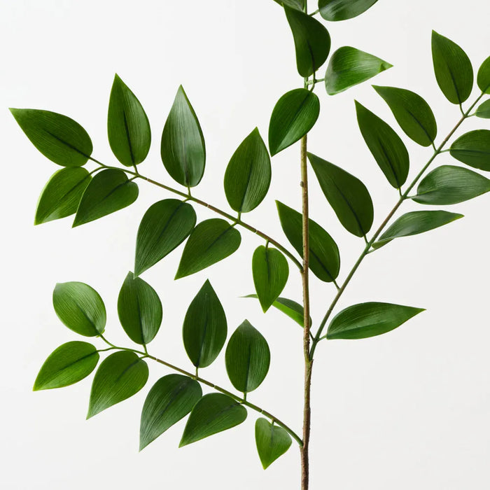 Nagi Leaf Spray 92cm Green - Pack of 12