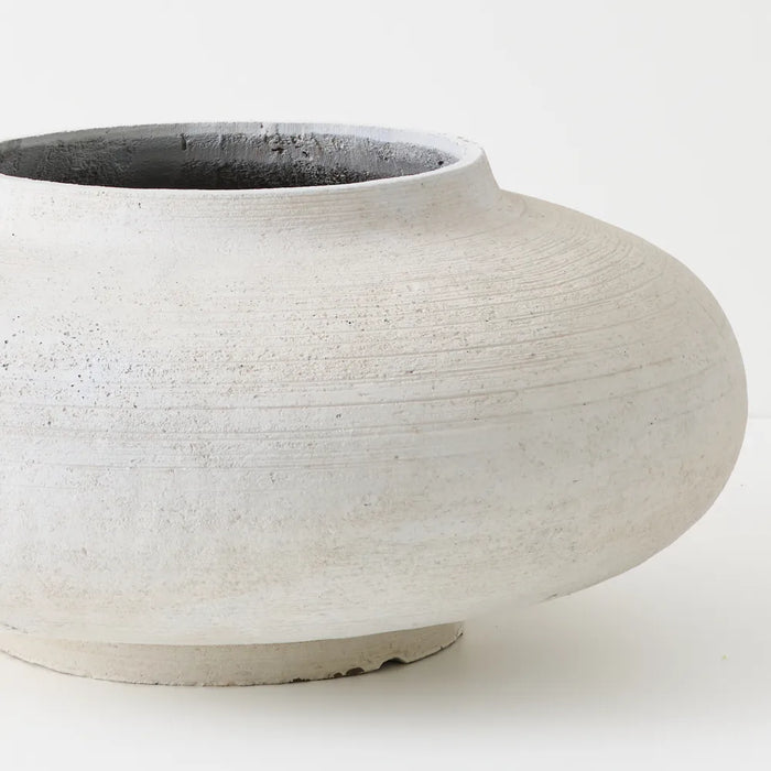Novae Rounded Pot White, 34cm