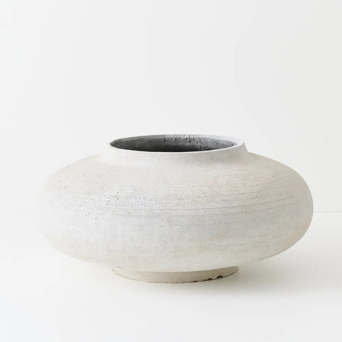 Novae Rounded Pot White, 34cm