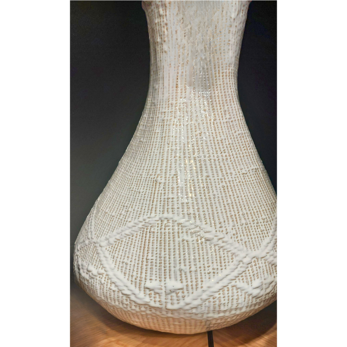 Odera White 41cm Vase