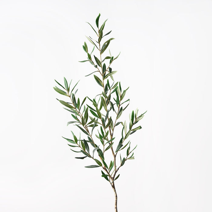 Olive Leaf Spray Grey Green 122cm Set of 6