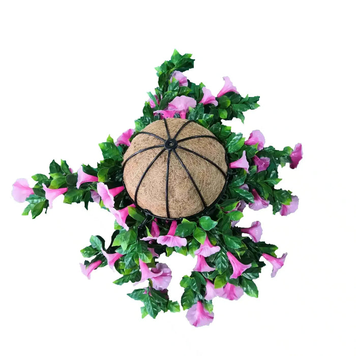 Petunia Flowers UV Resistant in Hanging Basket 28cm Pink