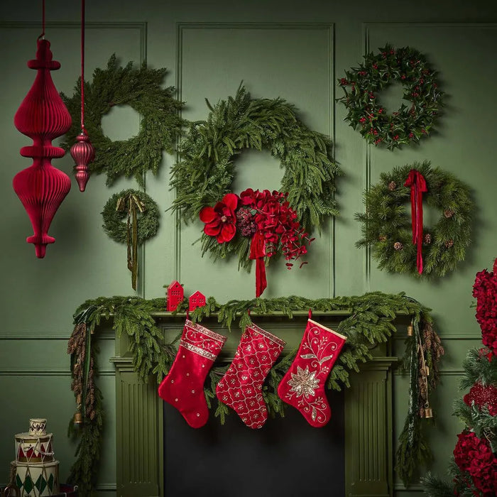 Pine Needle Garland Green 180cm Pack of 2