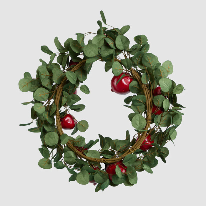 Pomegranate Wreath Red 55cm