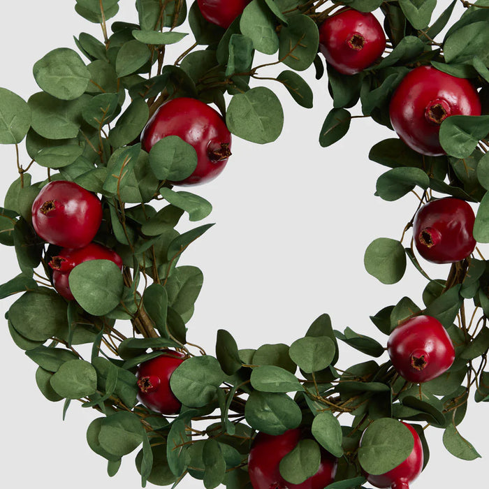 Pomegranate Wreath Red 55cm