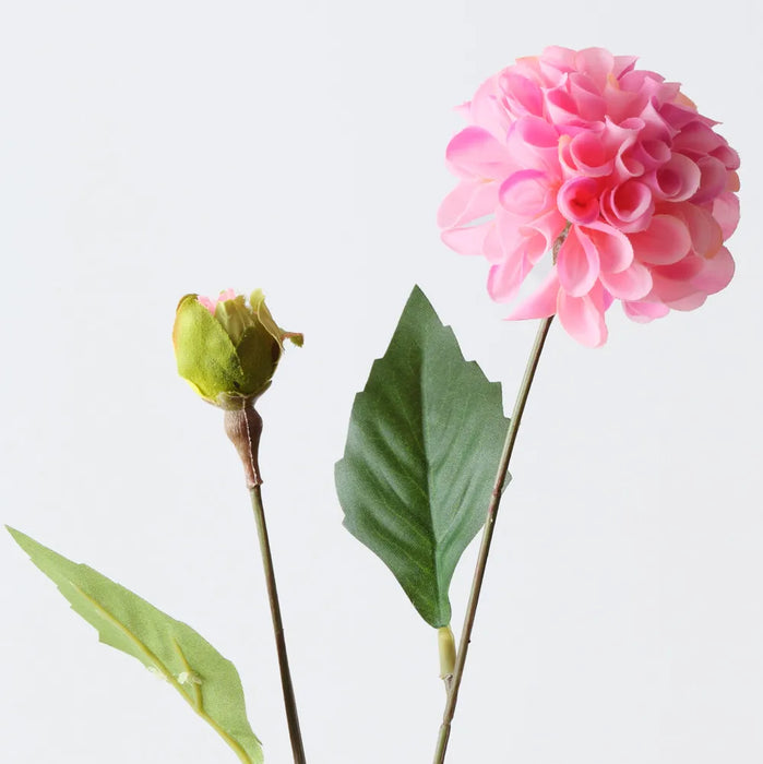 Pompon Dahlia Spray Hot Pink, 45cm Pack of 12
