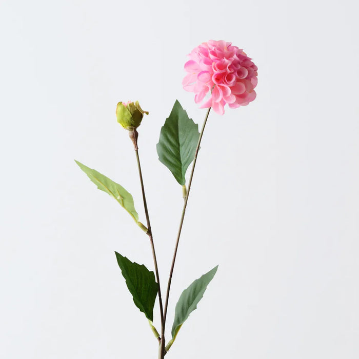 Pompon Dahlia Spray Hot Pink, 45cm Pack of 12