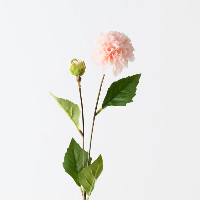 Pompon Dahlia Spray Soft Pink, 45cm Pack of 12