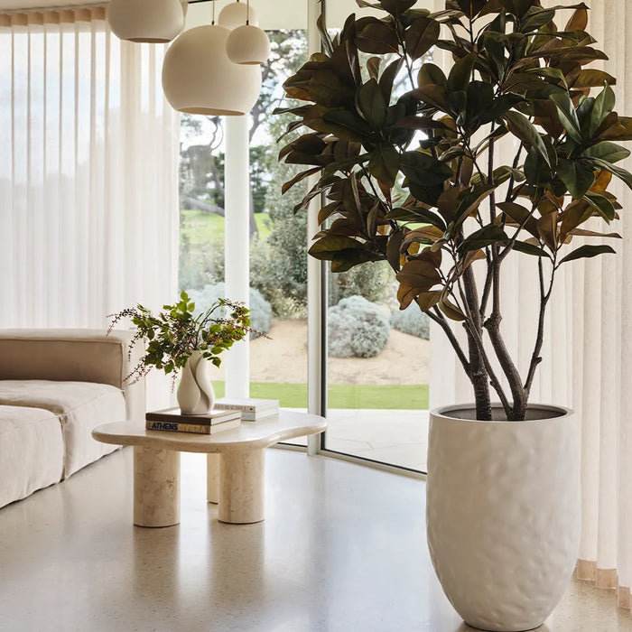 Pot Buta White Set of Two 44cm