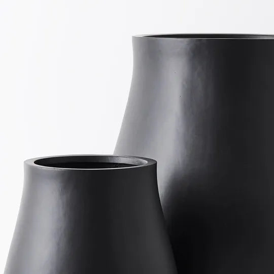 Pot Giga Black Set of 2 75cm