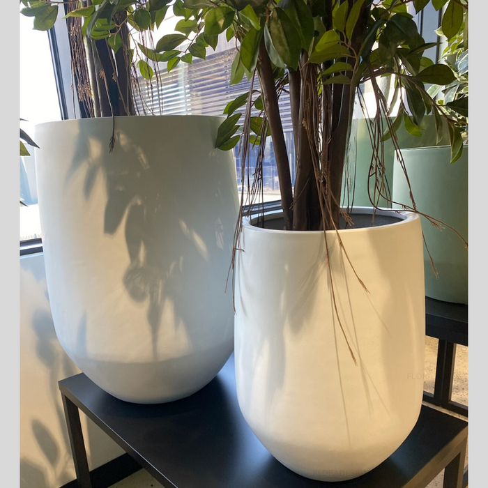 Pot Nokolo White Set of Two 70cm