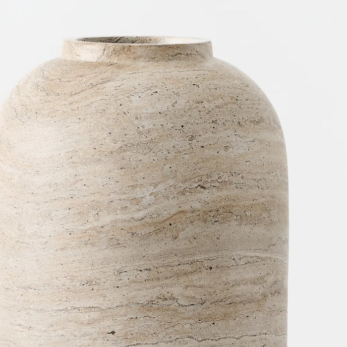 Pot Thom Ivory Travertine 75cm
