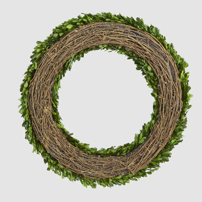 Preserved Boxwood Wreath 60cm