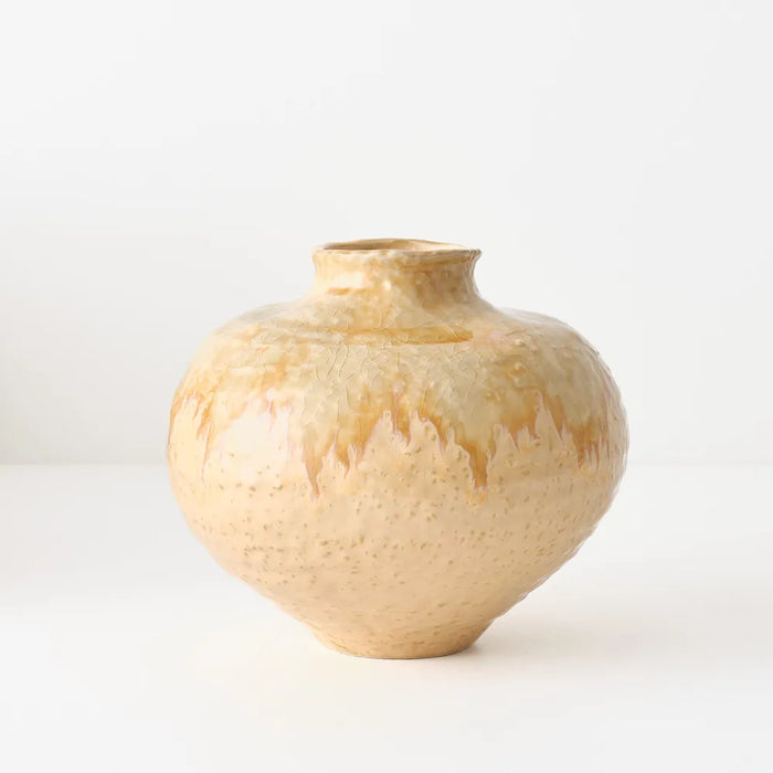 Pyra Vase Creamed, 17cm