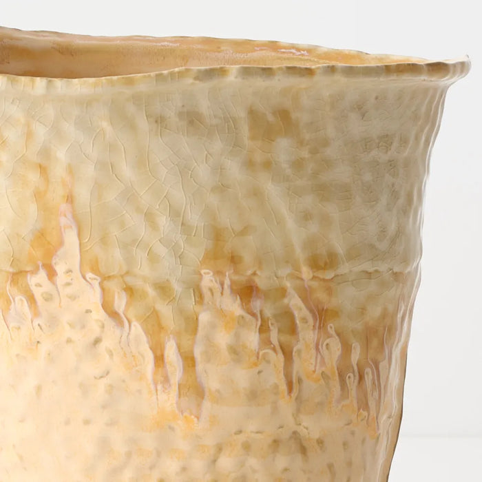 Pyra Vase Creamed, 21cm