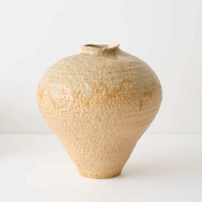 Pyra Vase Creamed, 32cm