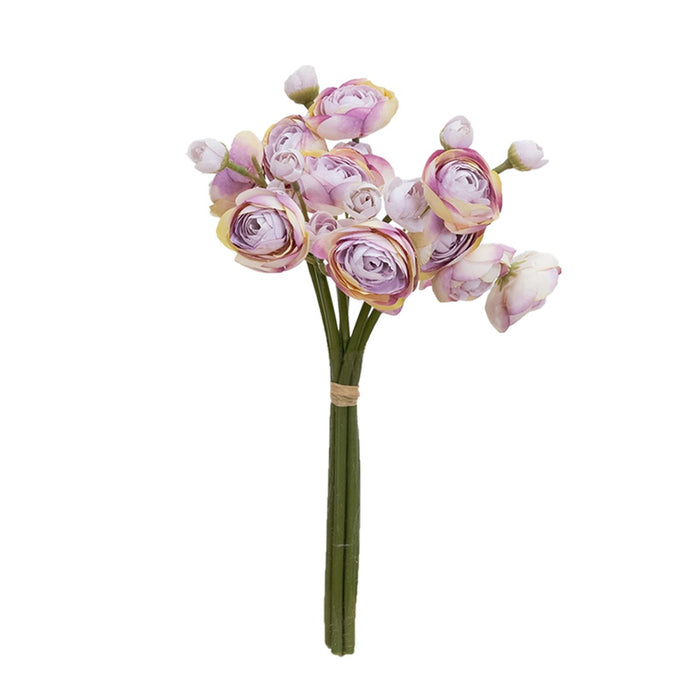 Ranunculus Bundle 28cm Soft Purple Set of 12