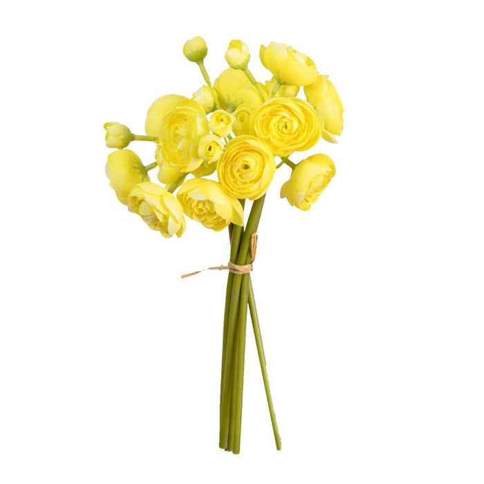 Ranunculus Bundle 28cm Yellow Set of 12