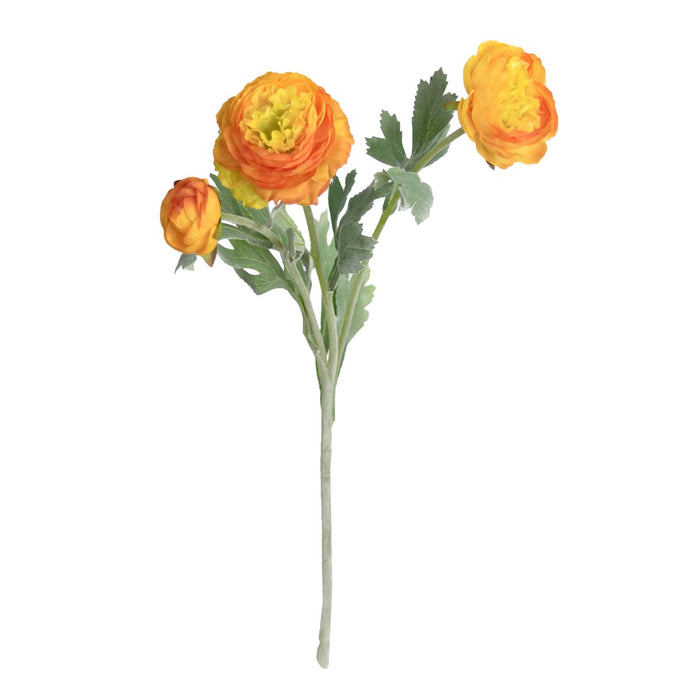 Ranunculus Spray Flame Orange 51cm Set of 12
