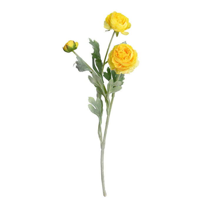 Ranunculus Spray Yellow 51cm Set of 12