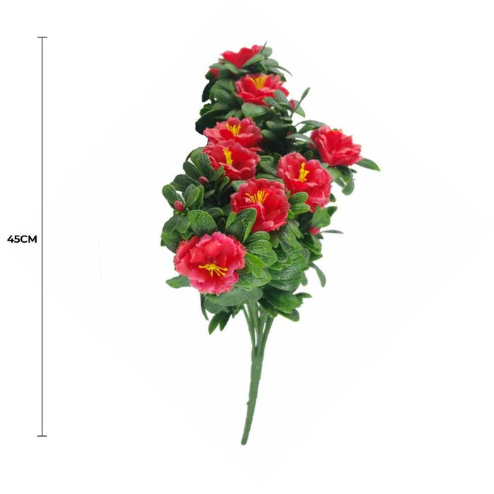 Artificial Red Rose Bunch 45cm - FLORA DESIGNS