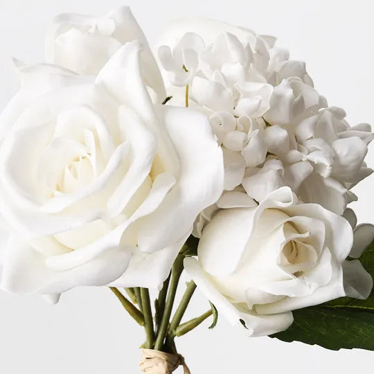 Rose Celine Mix Bouquet  White 30cm - Pack of 6