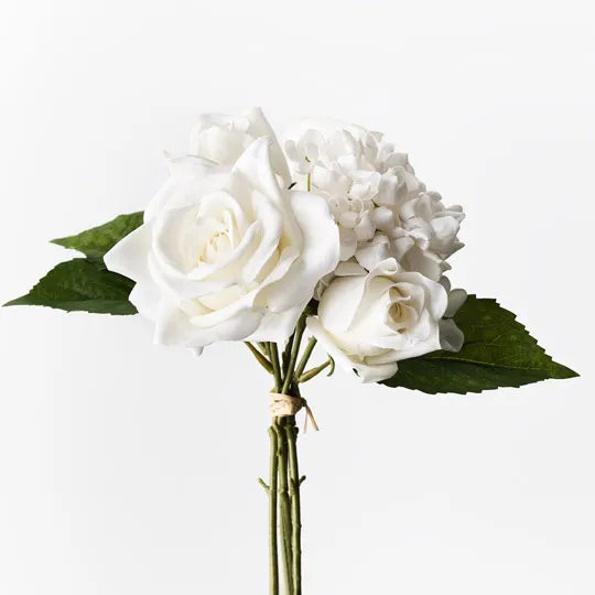 Rose Celine Mix Bouquet  White 30cm - Pack of 6