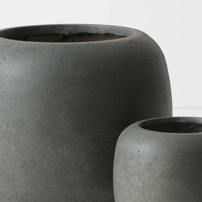 Rune Pot Olive Green, 27cm Set of 2