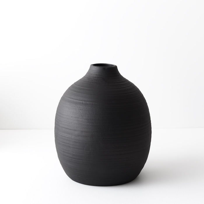 Runiki Pot 30cm Black Pack of 2