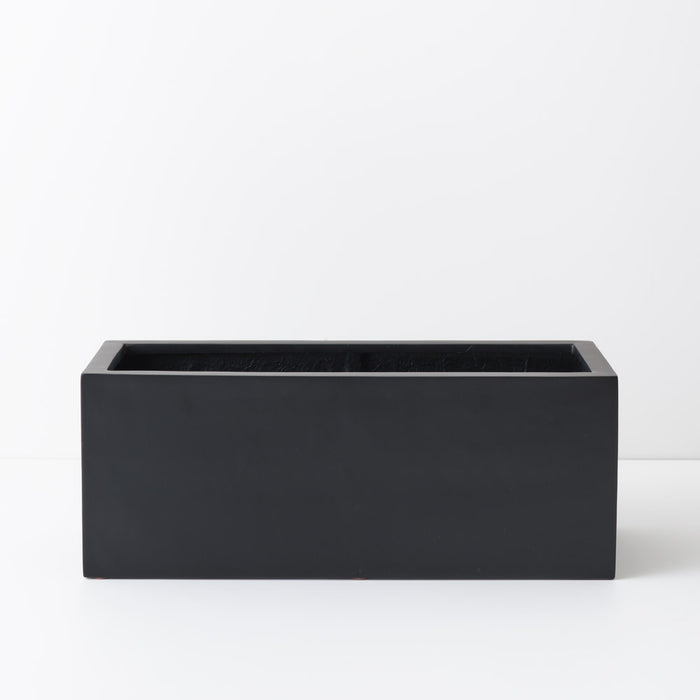 Scarlo Trough Planter Box 30cm Black