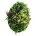 Slimline Artificial Green Wall Disc Art Grassy Fern 80cm - FLORA DESIGNS