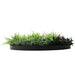 Slimline Artificial Green Wall Disc Art Grassy Fern 80cm - FLORA DESIGNS