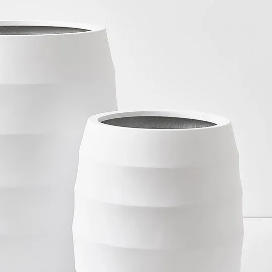 Silos White Pot Pack of Two - 68cm