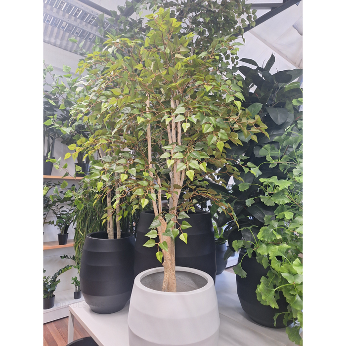 Silos White Pot Pack of Two - 68cm