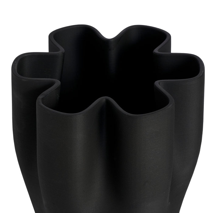Skye Black Vase 27cm