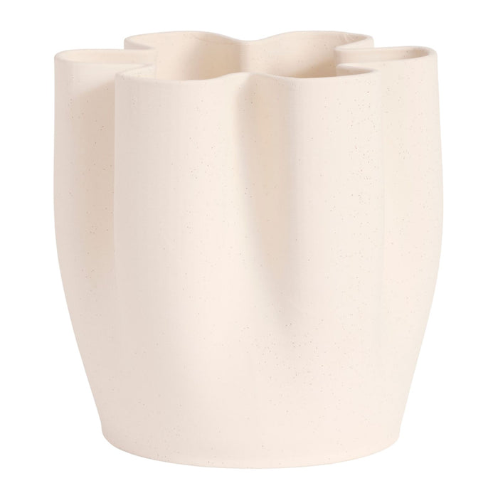 Skye Cream Speckle Vase 27cm