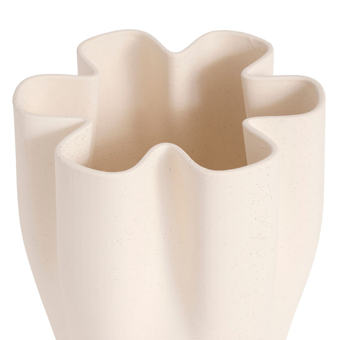 Skye Cream Speckle Vase 27cm