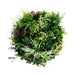 Slimline Artificial Green Wall Disc Art Colour 60cm - FLORA DESIGNS