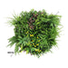 Slimline Artificial Green Wall Disc Art Country Fern 60cm - FLORA DESIGNS