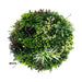 Slimline Artificial Green Wall Disc Art Colour 80cm - FLORA DESIGNS
